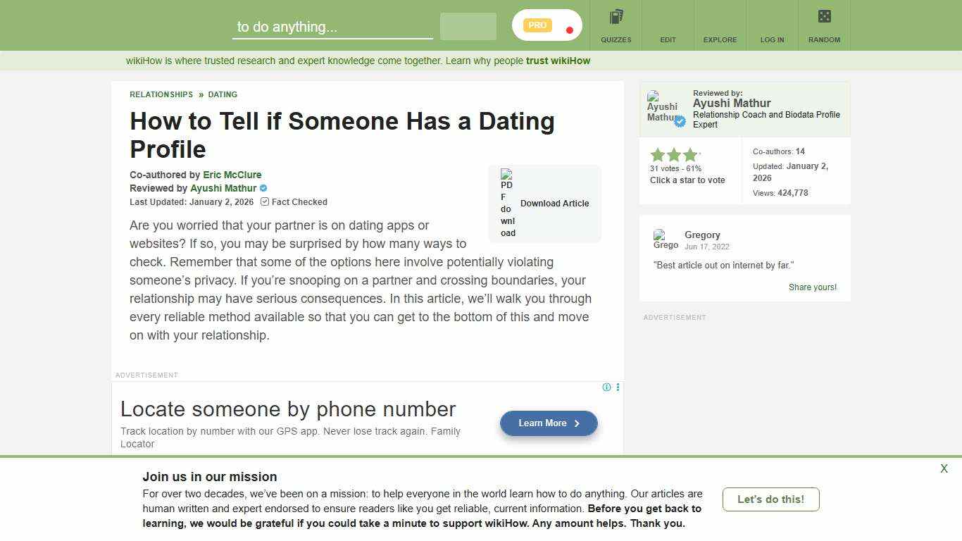 11 Ways to Tell if Someone Has a Dating Profile - wikiHow